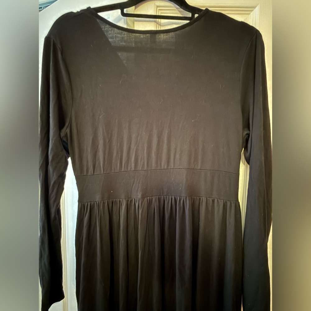 Women’s black empire waist maxi dress size extra large - Picture 5 of 7